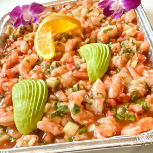 Shrimp Ceviche Platter